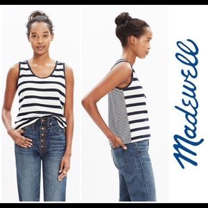 Madewell Coastland Tank Top In Stripe